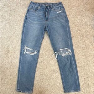 American Eagle Outfitters Distressed Mom Jeans